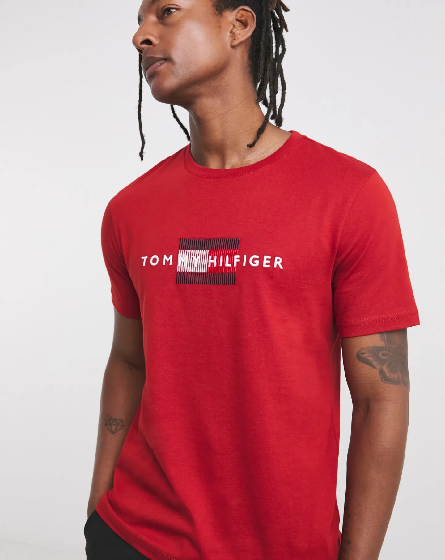 Tommy Hilfiger Flag Logo Embroide T-Shirt
