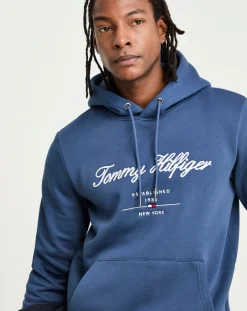 Jacamo Tommy Hilfiger Script Logo Hoodie