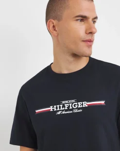 Tommy Hilfiger Short Sleeve Chest Stripe T-Shirt