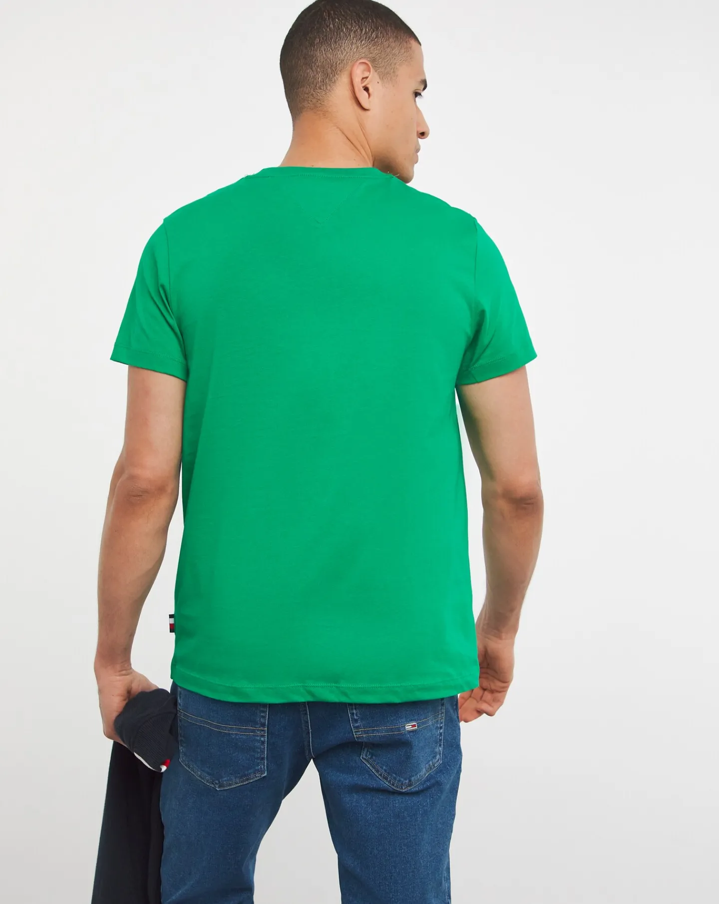 Tommy Hilfiger Stripe Chest Logo T-Shirt
