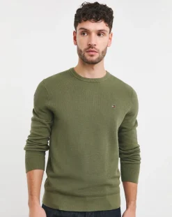 Tommy Hilfiger Structured Crew Neck Jumper