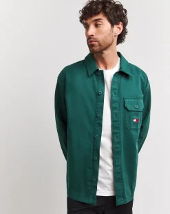 Tommy Jeans Essential Shirt in Green