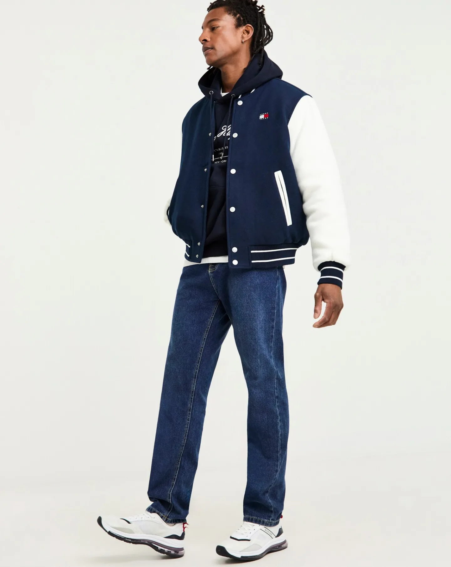 Tommy Jeans Wool Blend Varsity Jacket