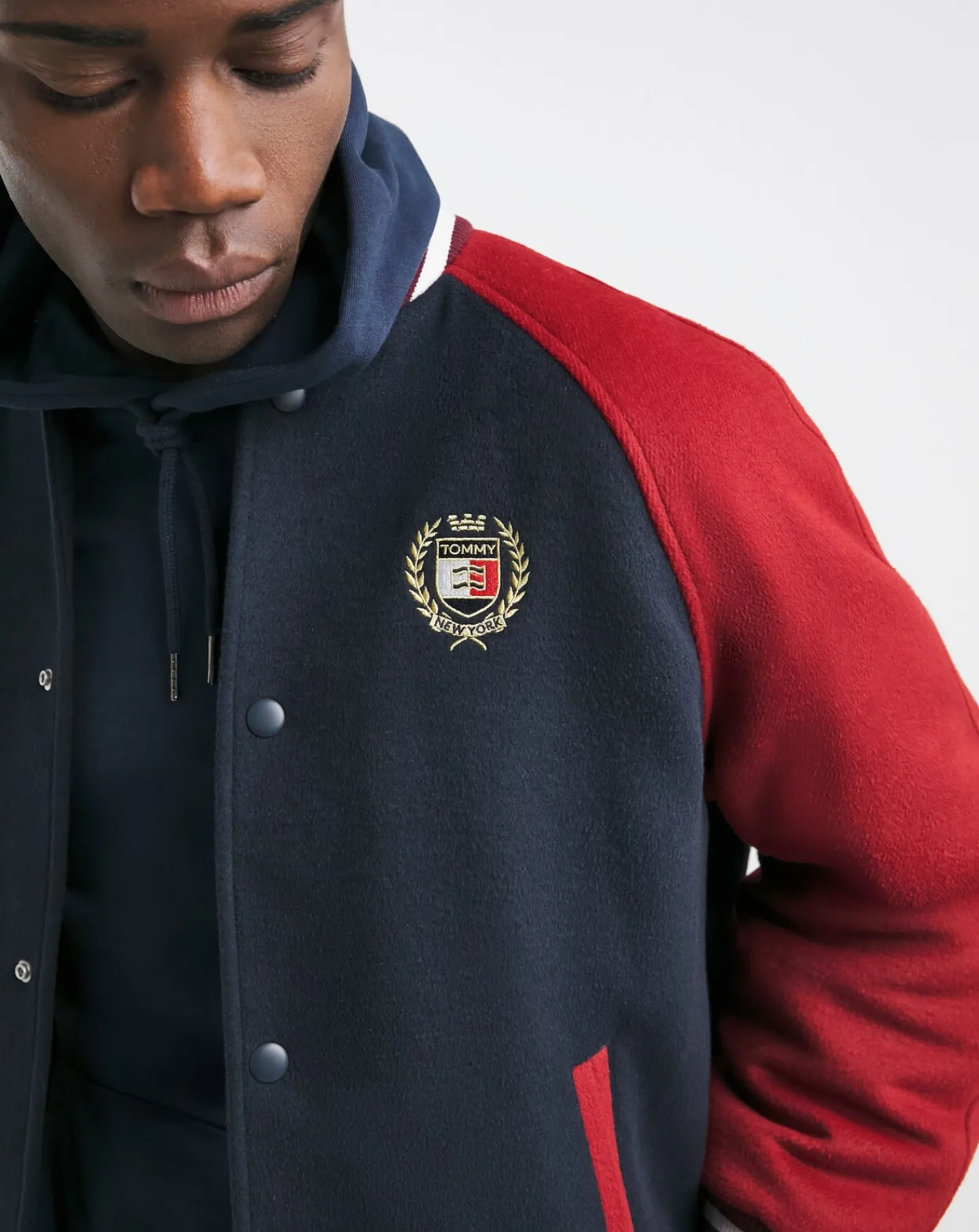 Tommy Jeans Wool Crest Bomber