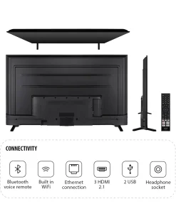 Toshiba 65UV2F53DBU 65in Smart TV 4K UHD HDR LCD Freely TV with Amazon Alexa