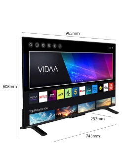 Toshiba 43UV2F53DBU 43in Smart TV 4K UHD HDR LCD Freely TV with Amazon Alexa