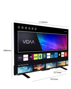 Toshiba 50UV2F53DBU 50in Smart TV 4K UHD HDR LCD Freely TV with Amazon Alexa