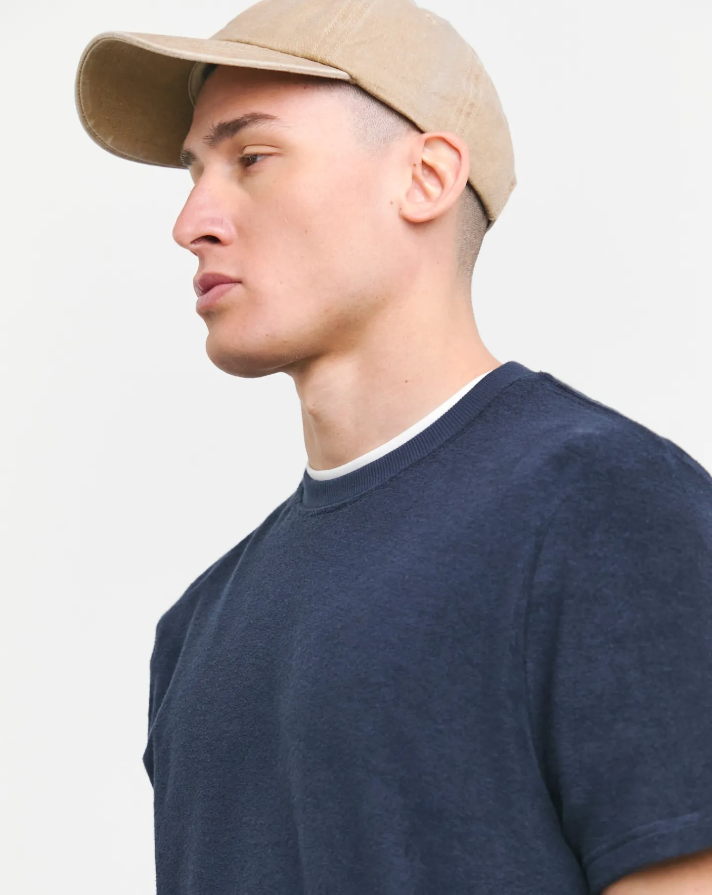 Jacamo Towelling Crew Neck T-Shirt