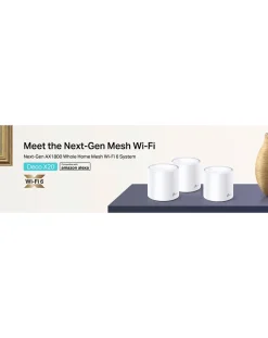 TP-Link AX1800 WiFi 6 Whole-Home Mesh WiFi System - 3 pack