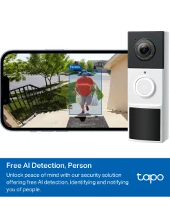 TP-Link D210 2k Video Doorbell With Chime