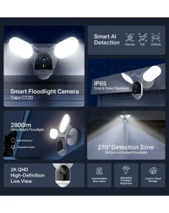 TP-Link Tapo C720 Smart Floodlight Camera