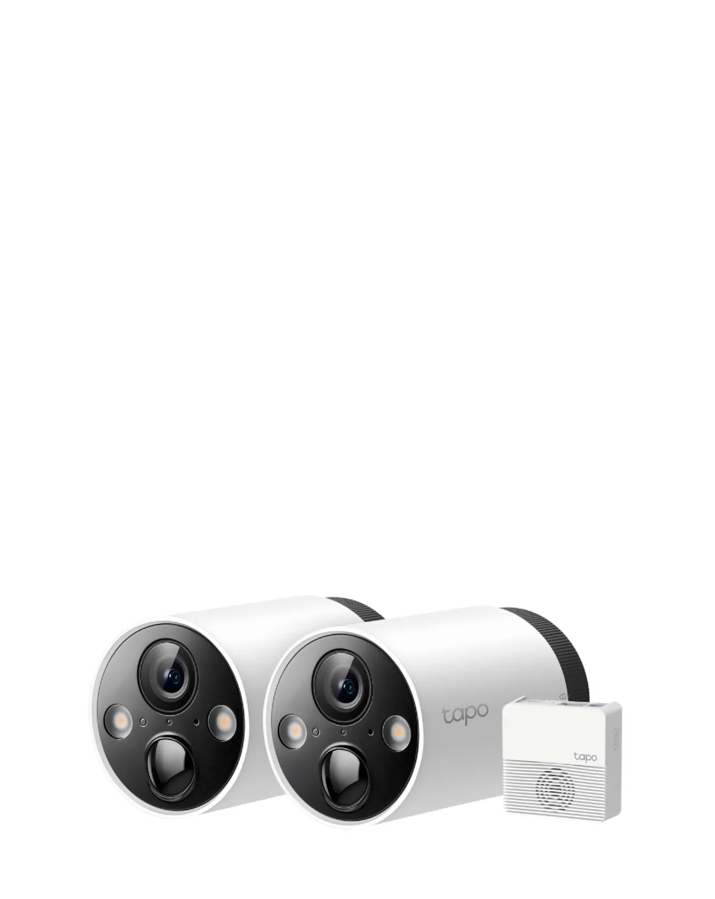 TP-Link Tapo C420S2 4MP Colour Night Vision Battery Powered Cameras + Hub x2