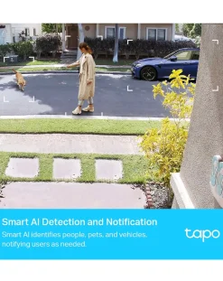 TP-Link Tapo C420S2 4MP Colour Night Vision Battery Powered Cameras + Hub x2