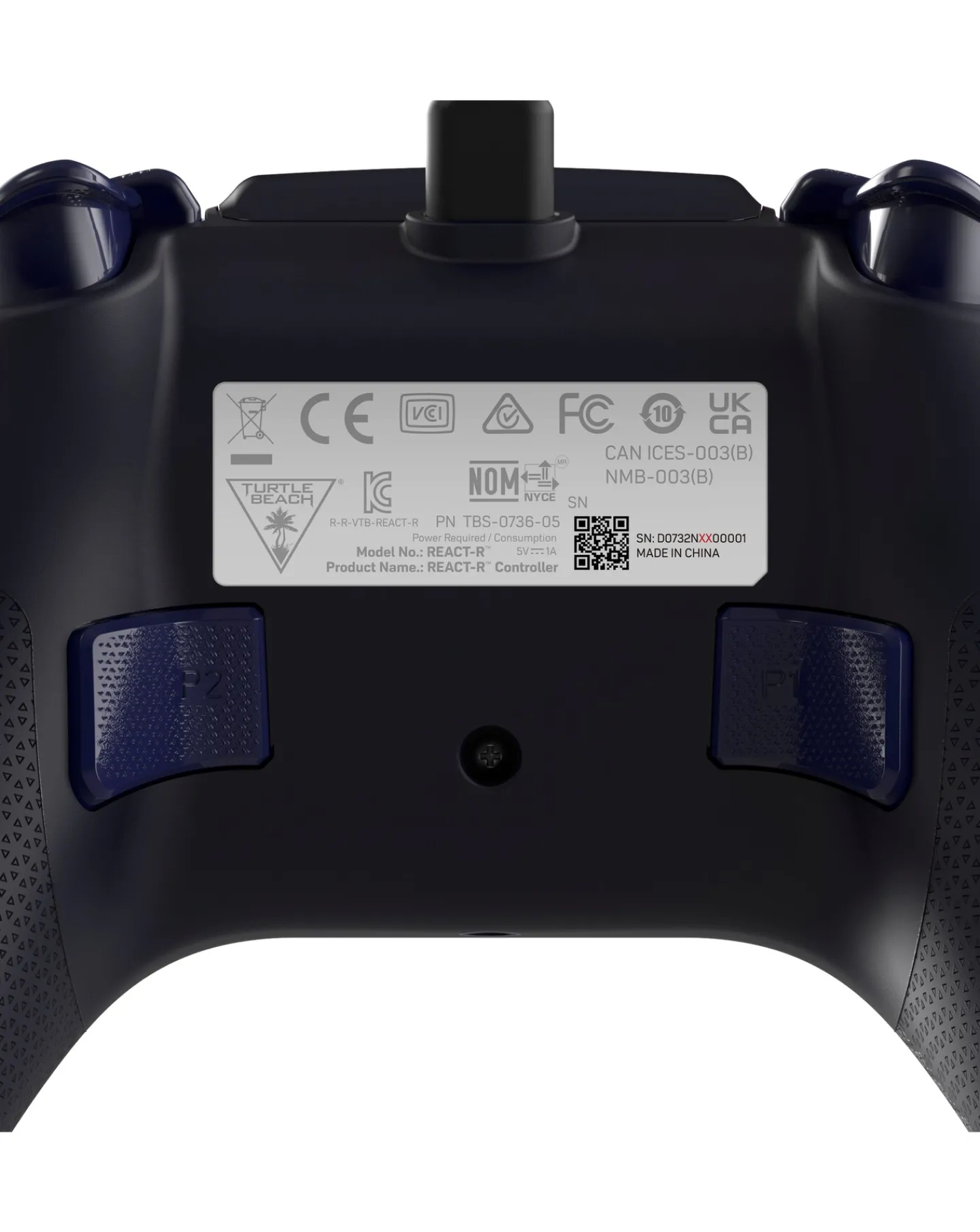 Turtle Beach React-R Wired Controller Nebula