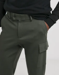 Jacamo Twill Loose Fit Tapered Cargo Trouser