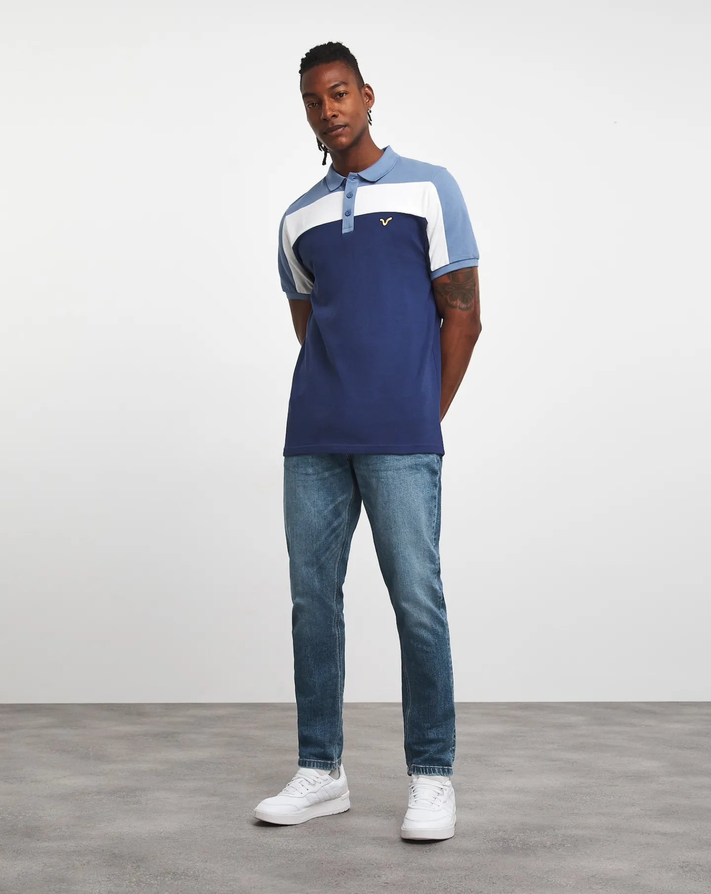 Voi Colourblock Polo Long Length