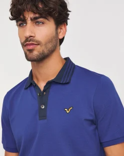 Voi Contrast Collar Polo Long Length