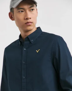 Voi Long Sleeve Oxford Shirt Long Length