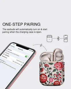 VQ Wren Wireless Earbuds - Cath Kidston Strawberry Garden