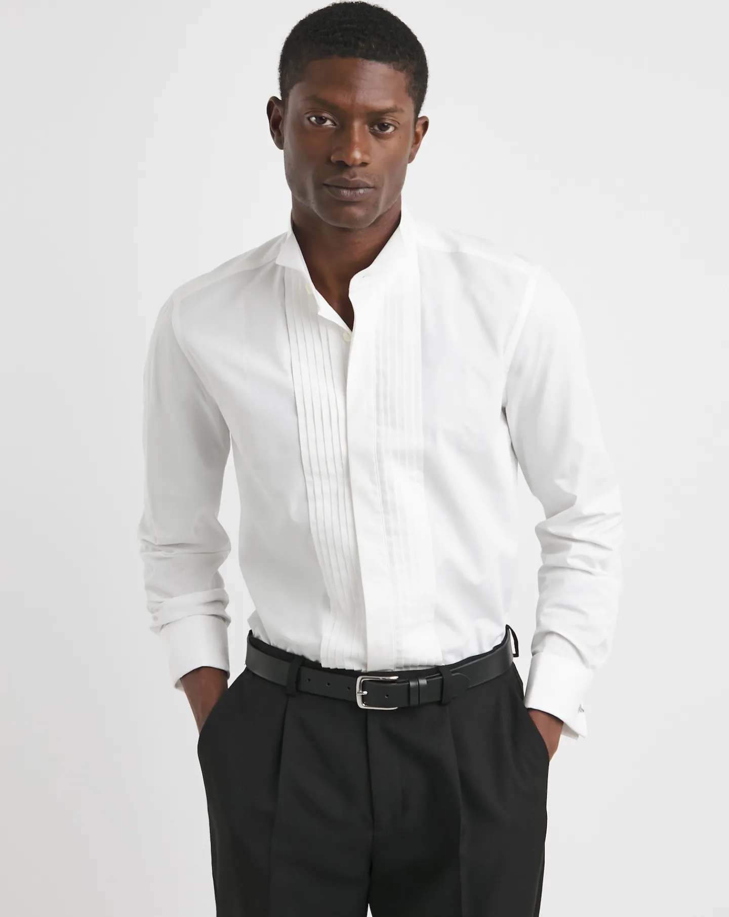 Jacamo Poplin Wing Collar Dinner Shirt