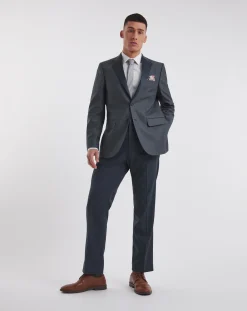 William Hunt Jacquard Satin Lapel Blazer