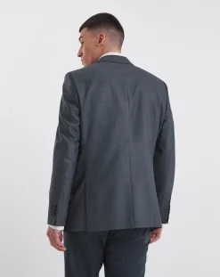 William Hunt Jacquard Satin Lapel Blazer