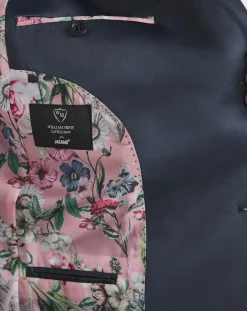William Hunt Jacquard Satin Lapel Blazer