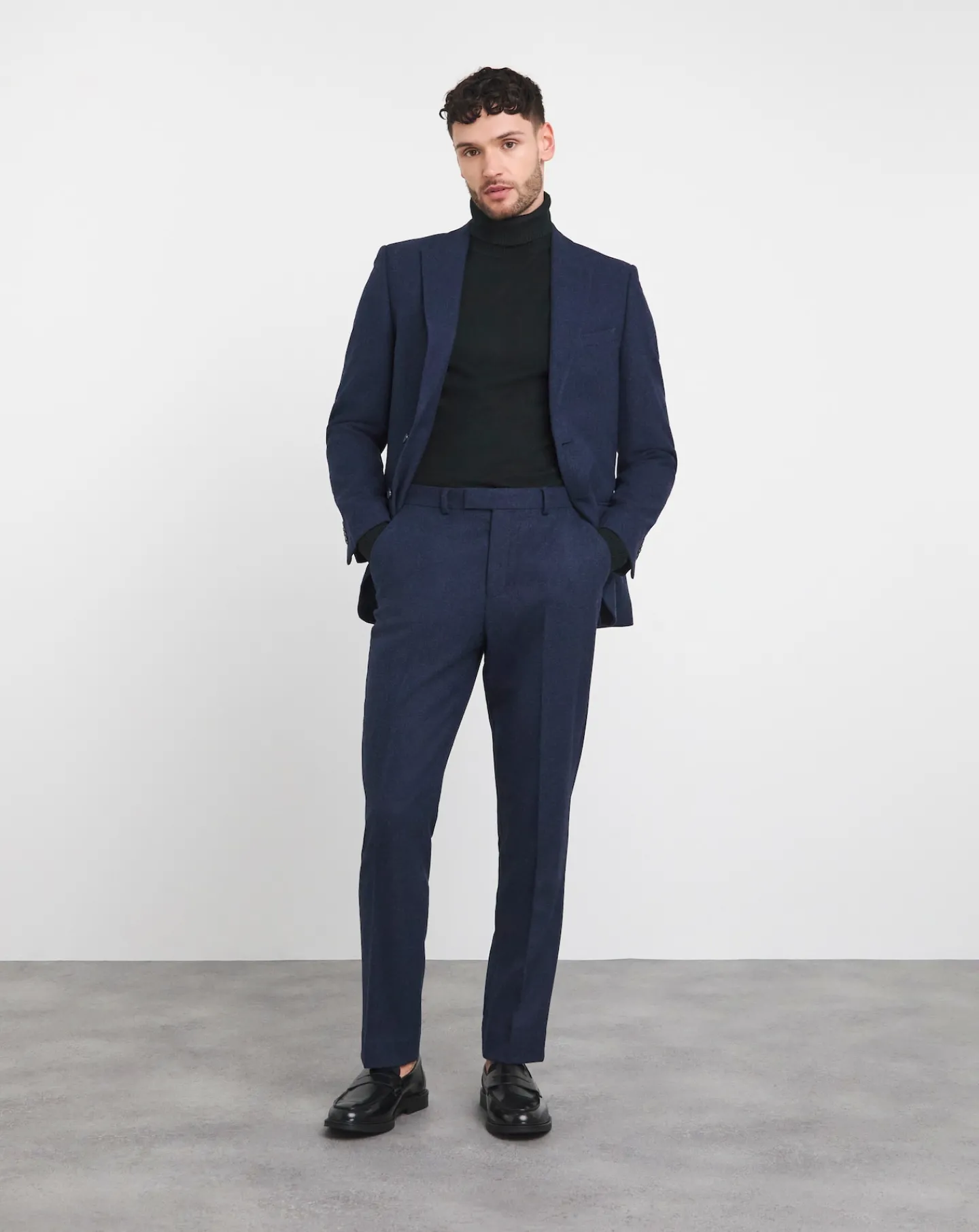 Jacamo Wool Blend Regular Fit Suit Trouser