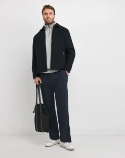 Jacamo Wool Collar Zip Up Jacket