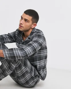 Jacamo Woven Check Pyjama Set