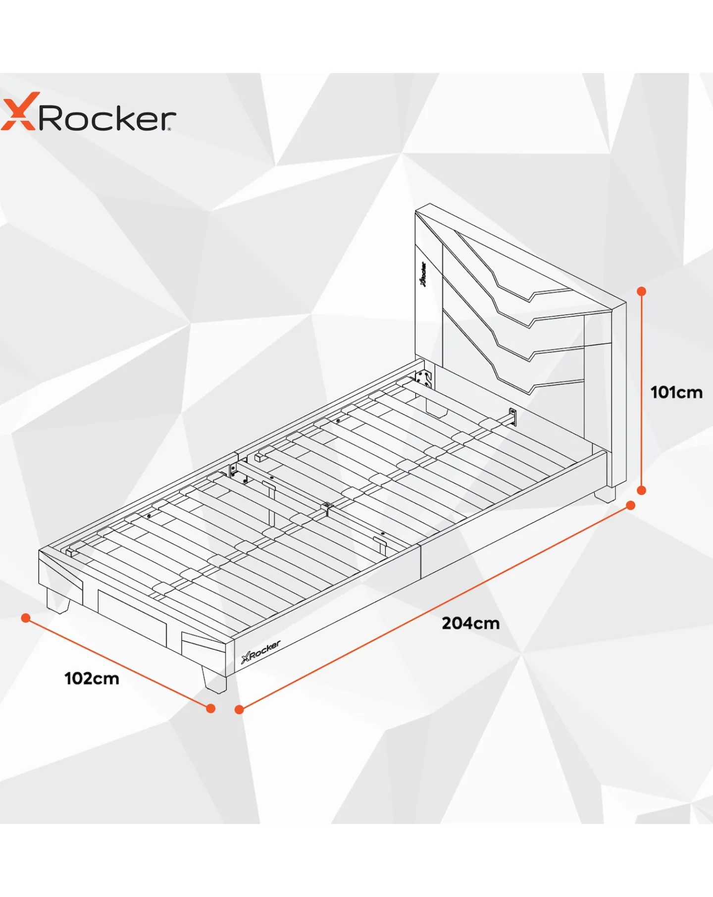 X Rocker Cerberus MKII Gaming Single Bed in a Box -
