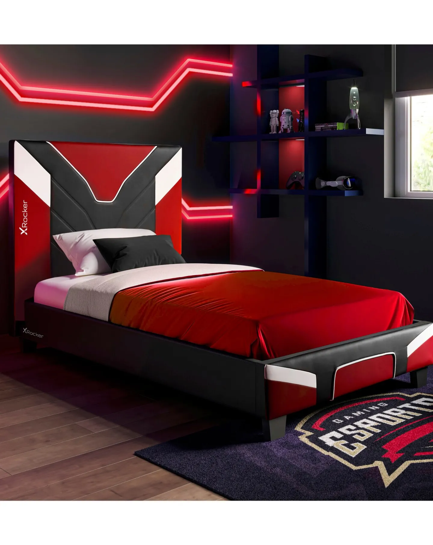X Rocker Cerberus MKII Gaming Single Bed in a Box -