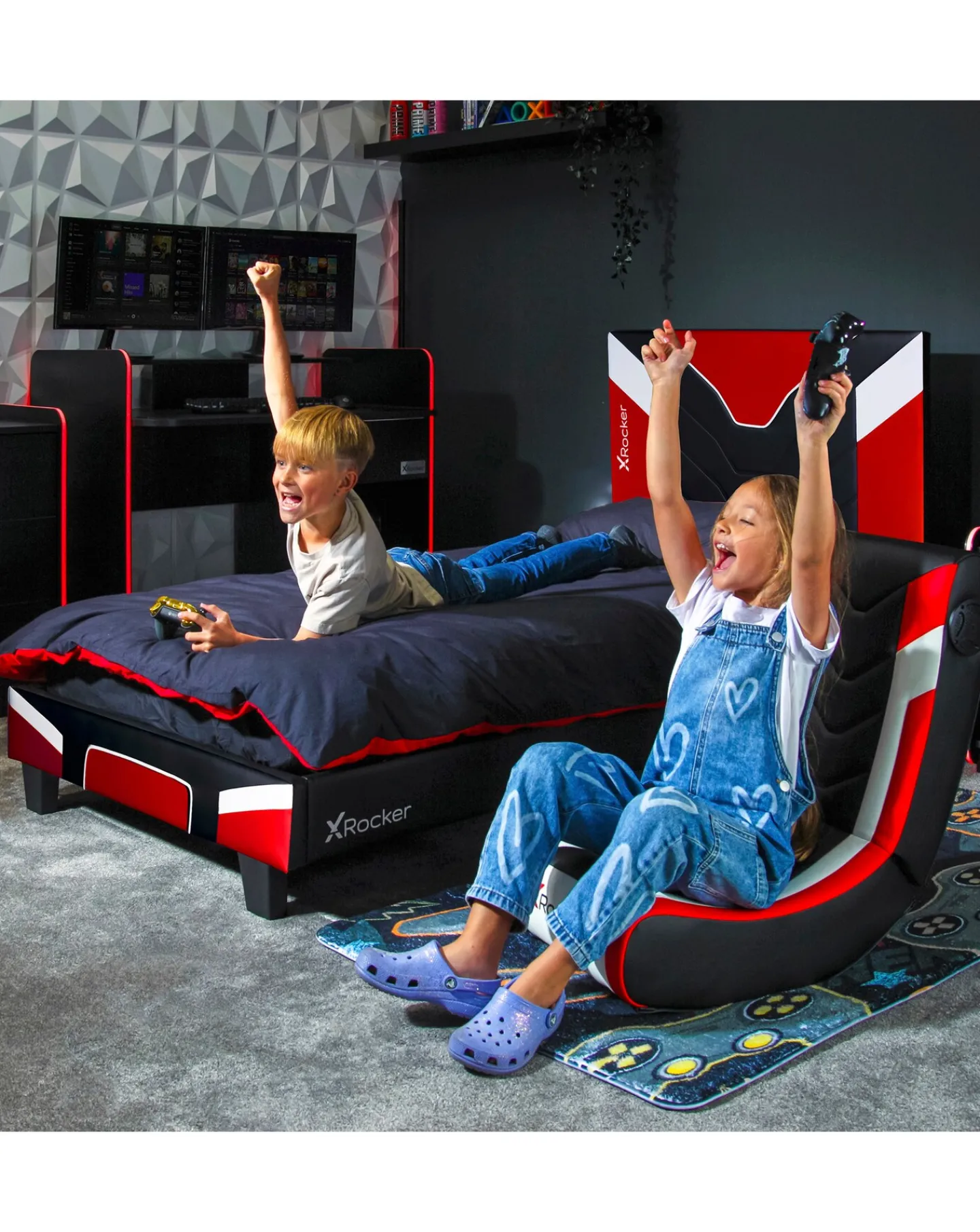 X Rocker Cerberus MKII Gaming Single Bed in a Box -
