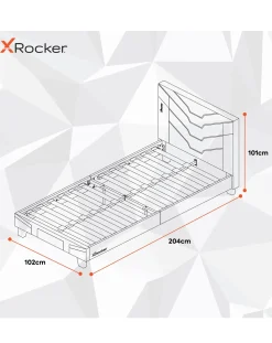 X Rocker Cerberus MKII Gaming Single Bed in a Box -