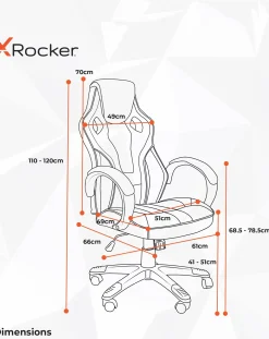 X Rocker Maverick Office Gaming Chair
