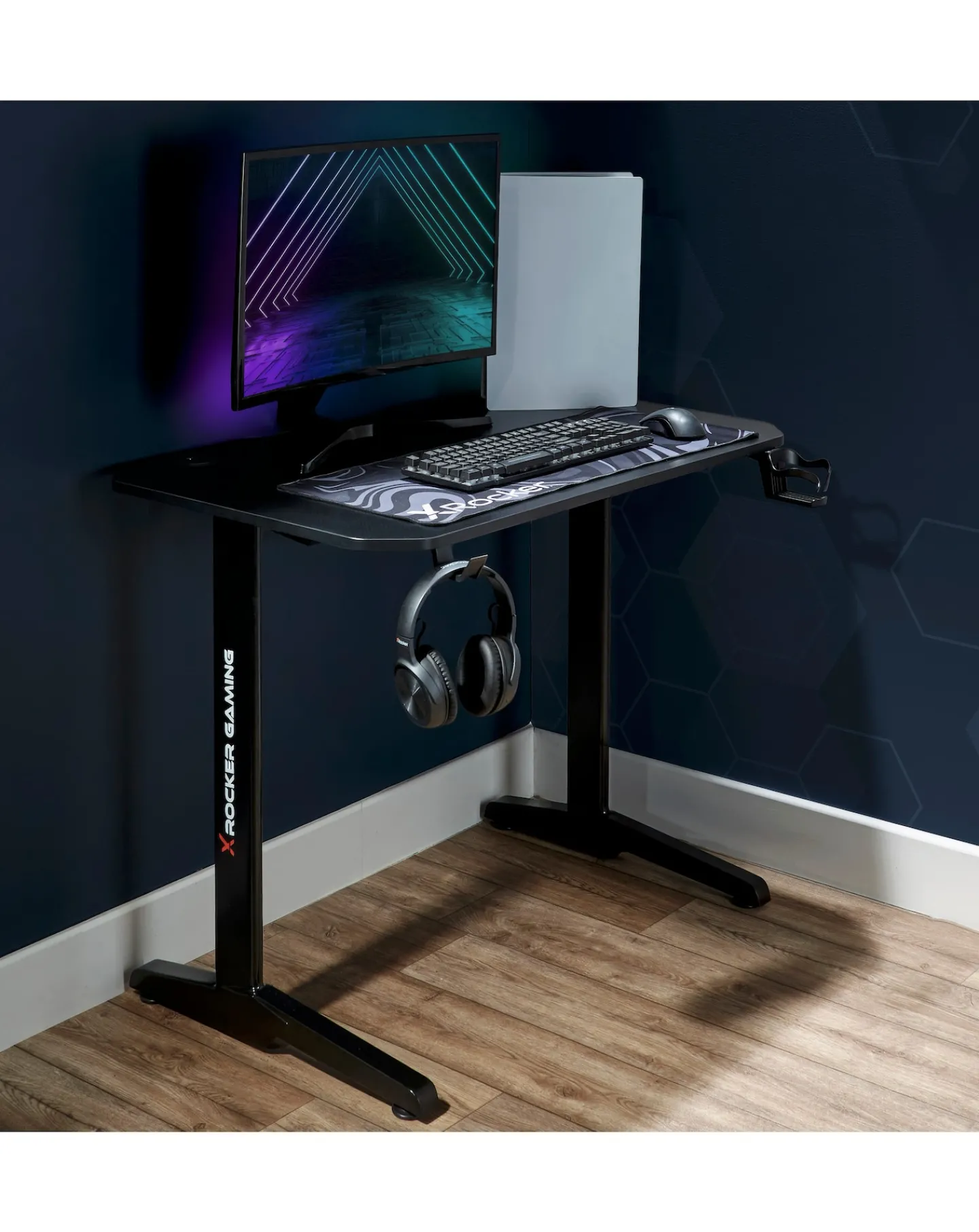 X Rocker Panther Esports Gaming Desk