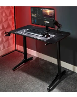 X Rocker Panther Low Profile Esports Gaming Desk