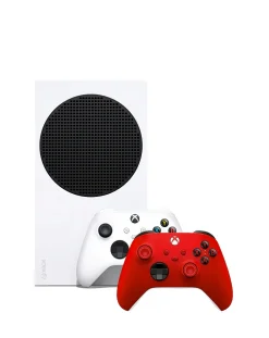 Xbox Series S & Pulse Red Wireless Controller Bundle